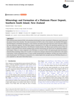 Mineralogy and Formation of a Platinum Placer Deposit, Southern South Island, New Zealand