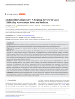 Endodontic Complexity: A Scoping Review of Case Difficulty Assessment Tools and Indices
