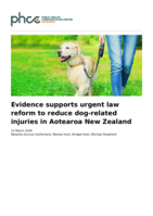 Evidence supports urgent law reform to reduce dog-related injuries in Aotearoa New Zealand