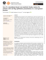 Use of a smartphone-based, non-mydriatic fundus camera for patients with red flag ophthalmic presentations in a rural general practice