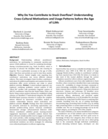 Why Do You Contribute to Stack Overflow? Understanding Cross-Cultural Motivations and Usage Patterns before the Age of LLMs