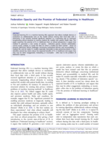 Federation Opacity and the Promise of Federated Learning in Healthcare