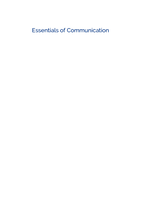 Essentials of Communication