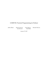 Practical Programming (in Python): Otago edition
