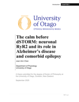 The calm before dSTORM: neuronal RyR2 and its role in Alzheimer’s disease and comorbid epilepsy