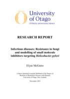 Infectious diseases: Resistance in fungi and modelling of small molecule inhibitors targeting Helicobacter pylori