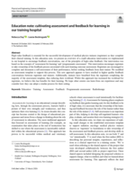 Education note: cultivating assessment and feedback for learning in our training hospital