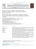The role of community pharmacies in the provision of human papillomavirus (HPV) self-testing: A range of delivery models and proof-of-concept study