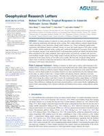 Robust Yet Diverse Tropical Responses to Antarctic Meltwater Across Models