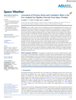Assessment of Extreme Storm and Cumulative Risks to the New Zealand Gas Pipeline Network From Space Weather