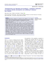 "Simultaneously very liberating and terrifying": a qualitative exploration of nonbinary identity development and wellbeing in Aotearoa New Zealand