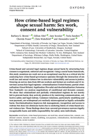 How crime-based legal regimes shape sexual harm: Sex work, consent and vulnerability