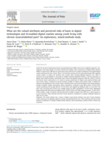 What are the valued attributes and perceived risks of harm in digital technologies and AI-enabled digital coaches among youth living with chronic musculoskeletal pain? An exploratory, mixed-methods study