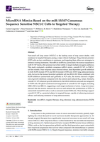 MicroRNA Mimics Based on the miR-15/107 Consensus Sequence Sensitise NSCLC Cells to Targeted Therapy