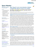 High Voltage DC Active Current Injection to Simulate Geomagnetically Induced Currents in New Zealand