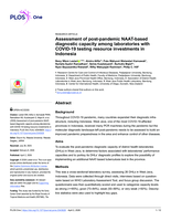 Assessment of post-pandemic NAAT-based diagnostic capacity among laboratories with COVID-19 testing resource investments in Indonesia
