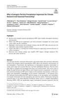 Why is Energetic Particle Precipitation Important for Climate Research and Seasonal Forecasting?