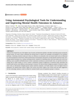 Using Automated Psychological Tools for Understanding and Improving Mental Health Outcomes in Aotearoa