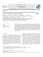 Excessive fibrin deposition disrupts immune-epithelial crosstalk and impairs resolution of diabetes-associated periodontitis