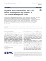 Migraine, headache disorders, and brain health: aligning advocacy with the UN Sustainable Development Goals