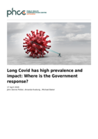 Long Covid has high prevalence and impact: Where is the Government response?
