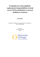 Navigating care and complicity: exploring the (im)possibilities of social service NGO contribution to carceral abolition in Aotearoa