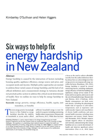 Six ways to fix energy hardship in New Zealand