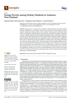 Energy Poverty among Tertiary Students in Aotearoa New Zealand