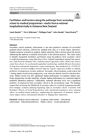 Facilitators and barriers along the pathways from secondary school to medical programmes - results from a national longitudinal study in Aotearoa New Zealand