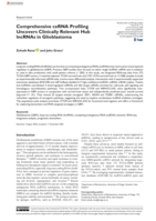 Comprehensive ceRNA Profiling Uncovers Clinically Relevant Hub lncRNAs in Glioblastoma