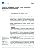 Shrinkage Estimation to Minimize Error in Measurement Estimates and Consensus Values
