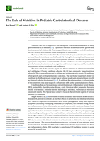 The Role of Nutrition in Pediatric Gastrointestinal Diseases