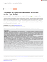 Assessment of Antimicrobial Resistance in M. leprae Strains From Kiribati
