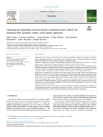 Tailoring the Australian vaccine barriers assessment tool (VBAT) for Aotearoa New Zealand: Using a local equity approach