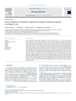 Cross-comparison of anesthetic regimens for auditory brainstem response recordings in rats
