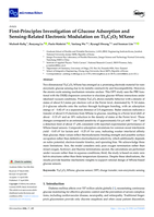 First-Principles Investigation of Glucose Adsorption and Sensing-Related Electronic Modulation on Ti₃C₂O₂ MXene