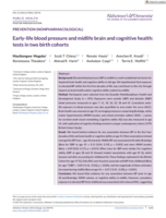 Early-life blood pressure and midlife brain and cognitive health: tests in two birth cohorts