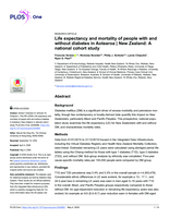 Life expectancy and mortality of people with and without diabetes in Aotearoa | New Zealand: A national cohort study