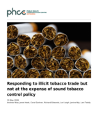 Responding to illicit tobacco trade but not at the expense of sound tobacco control policy