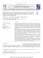Relationships between the Knee Injury and Osteoarthritis Outcome Score (KOOS) and smartphone ecological momentary assessment outcomes in people with knee osteoarthritis