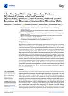A Sea Mud Feed Matrix Shapes Short-Term Dietborne Glyphosate Exposure in the Sea Cucumber (Apostichopus japonicus): Tissue Residues, Buffered Enzyme Responses, and Dominance-Structured Gut Microbiota Shifts