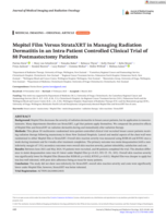 Mepitel Film Versus StrataXRT in Managing Radiation Dermatitis in an Intra-Patient Controlled Clinical Trial of 80 Postmastectomy Patients