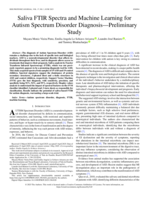 Saliva FTIR Spectra and Machine Learning for Autism Spectrum Disorder Diagnosis-Preliminary Study