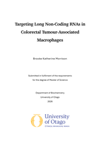 Targeting Long Non-Coding RNAs in Colorectal Tumour-Associated Macrophages