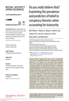 Do you really believe that? Examining the prevalence and predictors of belief in conspiracy theories when accounting for insincerity