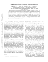 Multifrequency Floquet Engineering of Magnon Polaritons