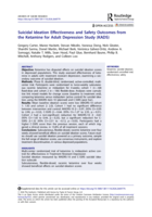 Suicidal Ideation Effectiveness and Safety Outcomes from the Ketamine for Adult Depression Study (KADS)