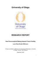 How preconceptual mating impacts future fertility