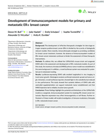 Development of immunocompetent models for primary and metastatic ER+ breast cancer