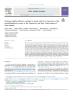 Contexts enabling effective codesign by people with lived experience of the mental healthcare system in the Canterbury and West Coast regions of New Zealand